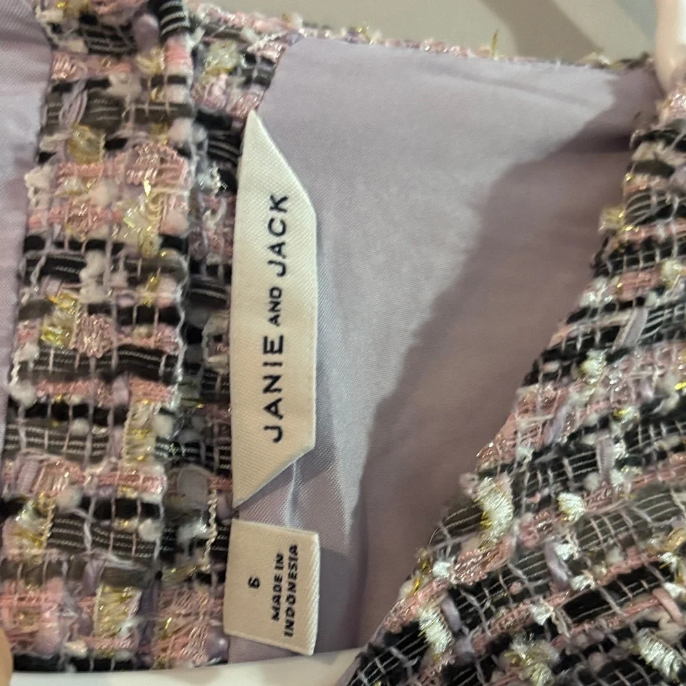 Janie and Jack Multicolor Tweed Dress